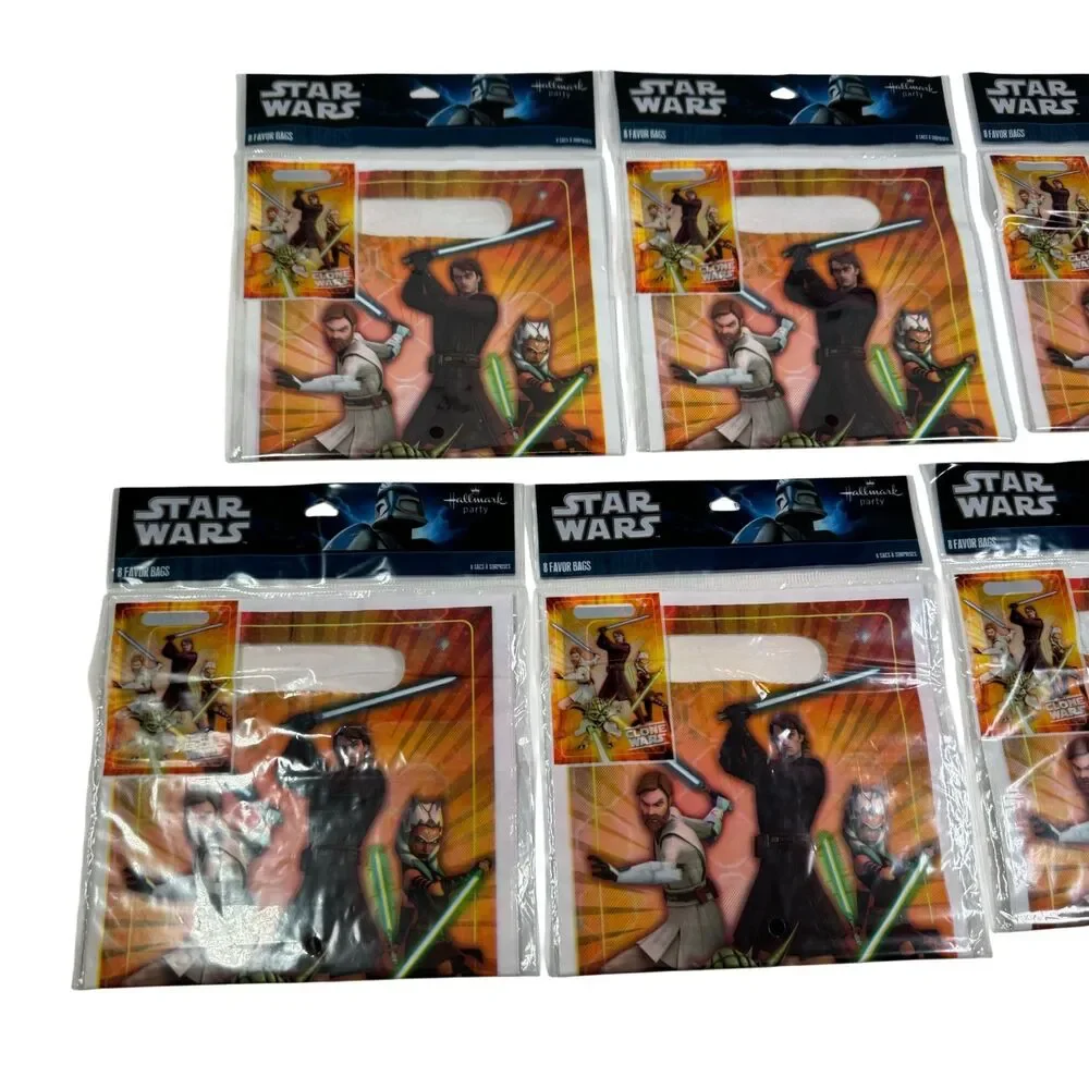 Hallmark Star Wars Party Favor Bags Treat Boxes 48 Pieces Birthday NEW SEALED